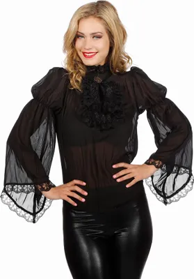 Image de Blouse baroque noire taille : 48