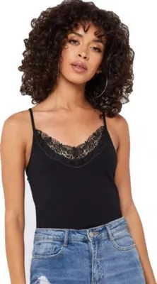 Immagine prodotto di Canotta da donna VMINGE Slim Fit 10229188 Nero, L