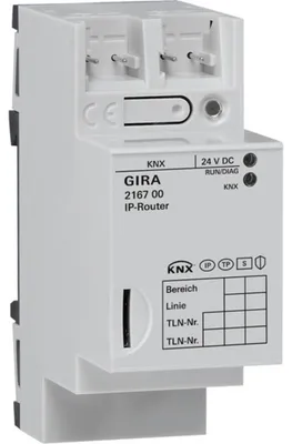 Zdjęcie produktu dla GIRA IP-Router KNX/EIB REG 216700 (216700)