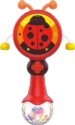 Produktbild von Luna Baby Affentrommel Marienkäfer m. Funktion Licht u. Sound in engl. Sprache