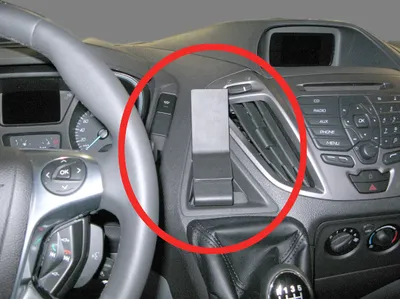 Produktbild von Brodit ProClip Fahrzeughalter 854857 - Mittelbefestigung - Ford Tourneo Custom 13-18, Ford Transit Tourneo 14-18, Ford Transit 14-19 und weitere