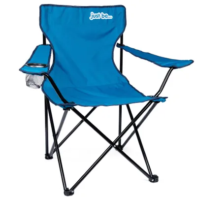 Produktbild von just be... Camping-Klappstuhl Königsblau/Dunkelblau