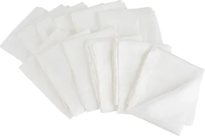 Produktbild von VBS XXL Seidentücher Pongé 05 90x90 cm 12er Set für kreative Projekte