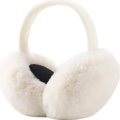 Produktbild von Ohrenschützer für Damen, Ohrenschützer Winter Damen, Ohrenwärmer Damen Faltbar Weich Plüsch Ohrenschützer, Warm Kälteschutz, Outdoor Ohrenschützer Herren Uni Ohrenschützer Faltbar