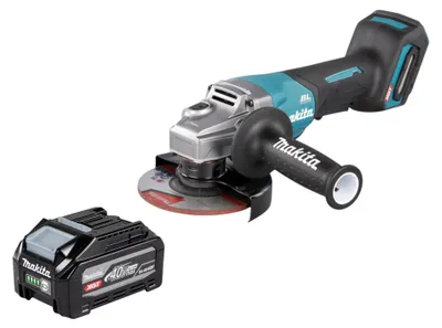 Produktbild von Makita GA 016 GU1 Akku Winkelschleifer 40 V max. 125 mm Brushless + 1x Akku 4,0 Ah - ohne Ladegerät