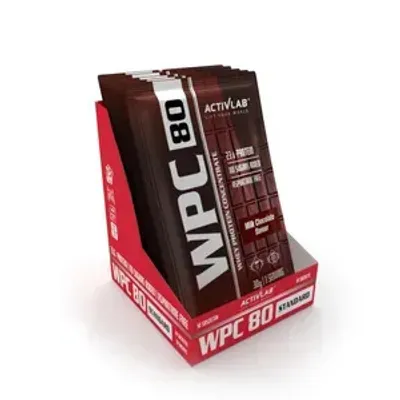 Immagine prodotto di Activlab WPC 80 Bustina standard 30 g di proteine del siero di latte concentrate gusto cioccolato