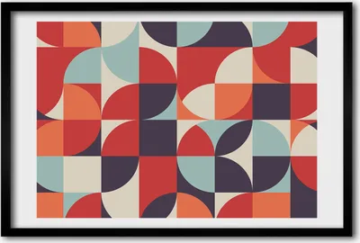 Produktbild von Bild 60x40 MDF-Rahmen, Wandkunst abstrakt