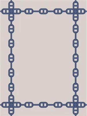 Produktbild von Wunderschöner Luxus Teppich aus 100% Neuseeland-Wolle mit Mäander Muster, Blau/Creme, Samtweich 300 x 400 cm - Hochwertige Qualität