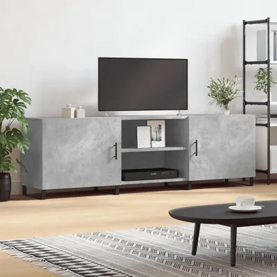 Produktbild von The Living Store TV-Schrank Betongrau 150x30x50 cm Holzwerkstoff