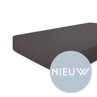 Produktbild von Walra Spannbettuch Crispy Baumwolle Anthrazit - 180x200 cm