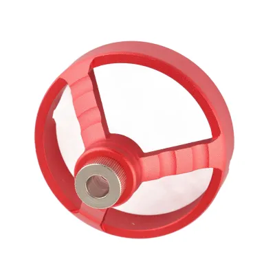 Image de 5/6/7/8/9/10mm Outil de perçage pour le bois Guide de perçage vertical (Rouge)