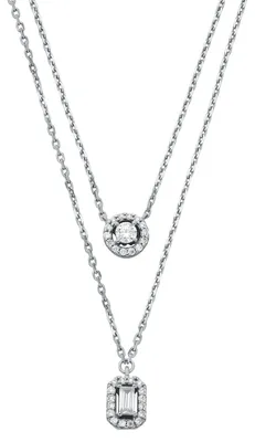 Produktbild von Michael Kors MKC1745CZ040 Damen Collier Silber 925 Silber weiß 39,5 cm
