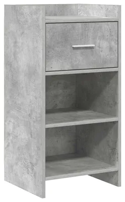 Image de Buffet Gris béton 40 x 36 x 80 cm Bois d'ingénierie