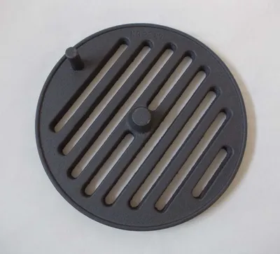 Immagine prodotto di Griglia vibrante rotonda 21,5 cm Griglia in ghisa