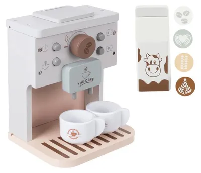 Produktbild von Holz-Kaffeemaschine mit Zubehör