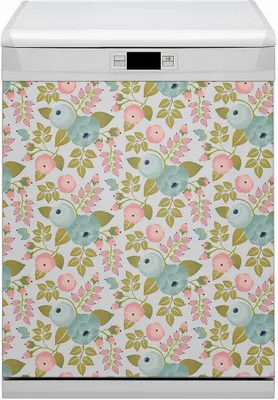 Produktbild von Magnetmatte Geschirrspüle Abwaschbar Küche Magnete  Dekor 60x80 cm  - Frühlingsblumen