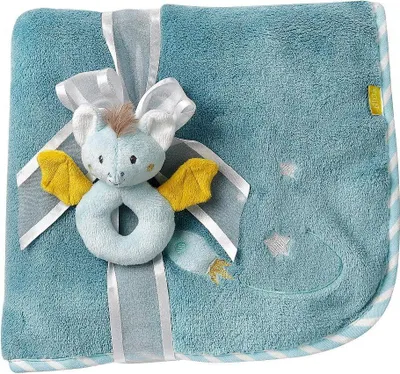 Produktbild von Kuscheldecke Fledermaus – zum Kuscheln, als Krabbelunterlage, Schnuffeltuch oder Zudecke