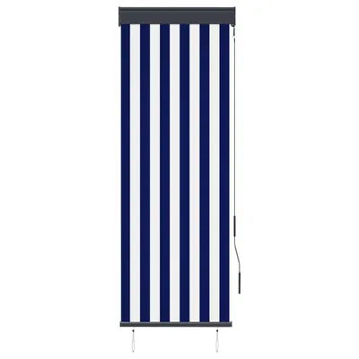 Immagine prodotto di vidaXL Tenda a rullo per esterni 60 x 250 cm blu e bianca
