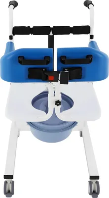 Immagine prodotto di Sollevatore idraulico per pazienti, ausilio multifunzionale per doccia, regolabile in altezza, blu