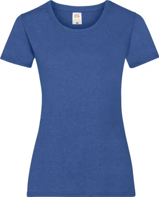 Produktbild von Fruit Of The Loom Lady-Fit Damen T-Shirt BC1354 (2XL) (Retro-Köingsblau meliert)
