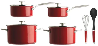 Produktbild von KitchenAid Topfset 6-tlg. EMPIRE ROT