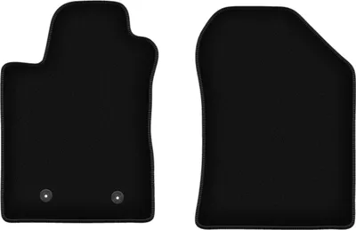 Immagine prodotto di Wielganizator Tappetini anteriori in velluto per Toyota Corolla Verso II (2004-2009, 7 persone) neri, set 2 pz, con fissaggi