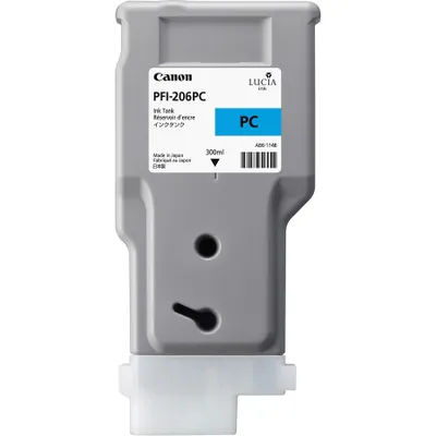 Obrázek produktu pro Canon PFI-206 PC, Cyan fotografická, Inkoust na bázi barvy, 1 kusů