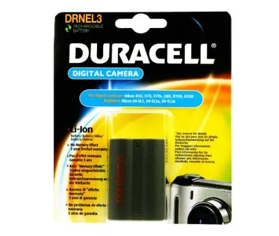Produktbild von Duracell DRNEL3, 1400 mAh, Lithium-Ion (Li-Ion), 7,4 V, Grau, 1 Stück(e)
