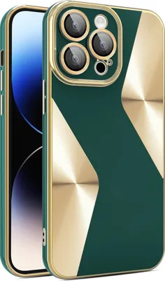 Immagine prodotto di Per Apple iPhone 15 Pro Max placcatura silicone TPU custodia del telefono cellulare con protezione fotocamera