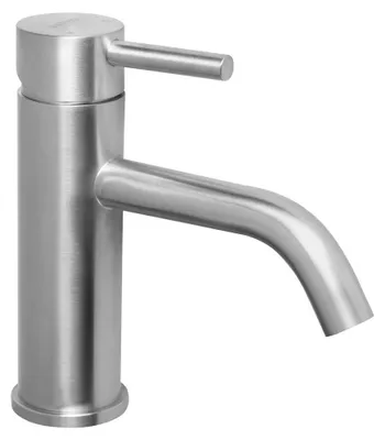 Imagen del producto de Grifo de lavabo minimalista, acero inoxidable cepillado