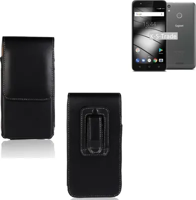 Produktbild von K-S-Trade Gürteltasche kompatibel mit Gigaset GS270  Schutz-Hülle Handy-Hülle mit Magnetverschluss  Holster in schwarz