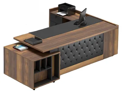 Produktbild von Arbeitstisch Tisch Sideboard Büro Einrichtung Schreibtisch 3tlg. Set Möbel