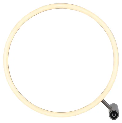 Obrázek produktu pro Stolní lampa LED, dotykový stmívač, kruhový design, D 28 cm