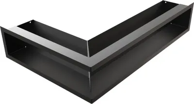 Immagine prodotto di Griglia di ventilazione LUFT angolo destro 40x60x12 nero