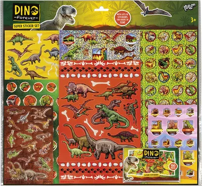 Produktbild von Super Set Aufkleber mit Dinosauriern