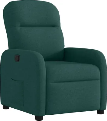 Image de vidaXL Fauteuil relax vert foncé Tissu