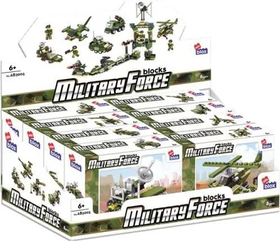 Obrázek produktu pro Mega kreativní stavebnice Alleblox Military 96-104el 478226 MC P8 MIX CENA ZA 1 KS.