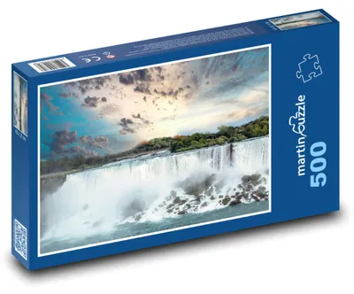Obrázek produktu pro martinpuzzle - Puzzle 500 - Vodopády - most, řeka