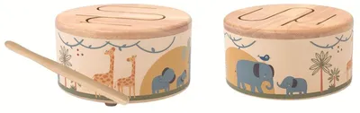 Zdjęcie produktu dla 2Kids Toys, drewniany bębenek "Safari"
