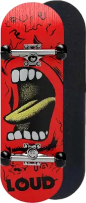 Produktbild von Fingerboard PRO mit Griptape – Rot – Finger-Skateboard – Fingerboard – Mini-Skateboard