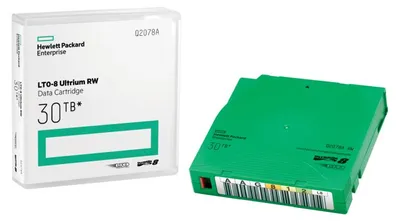 Zdjęcie produktu dla HPE Q2078AH, Pusta taśma danych, LTO, 30 TB, 30 TB, 30 lat(a), 525 kbit/cal