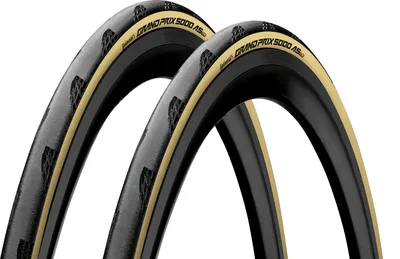 Produktbild von 2x Continental Grand Prix 5000 AllSeason TR 32-622 schwarz/creme TR BlackChili