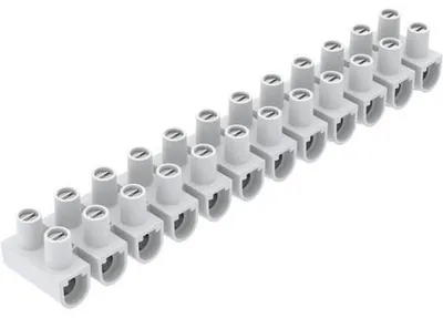 Obrázok produktu pre OBO Klemová svorka, 16 mm², polypropylén, biela (78 CE WS/ORLK 16)