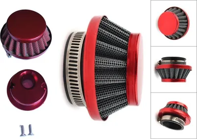 Immagine prodotto di Filtro aria ad alte prestazioni Filtro aria sportivo 47cc 49cc Miniquad Dirtbike rosso N18B P