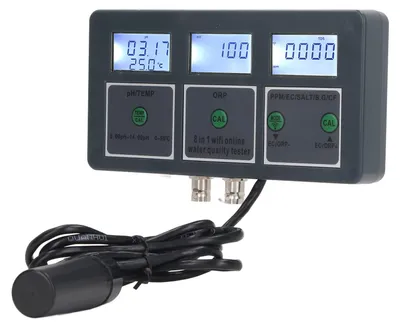 Wasserqualitätstester 8 in 1, pH/EC/TDS/ORP/Temperatur, WiFi