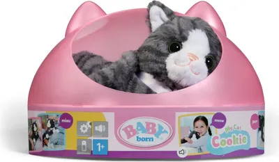 Produktbild von Interaktives Katzen-Keksspielzeug mit Box für Baby Born Puppen
