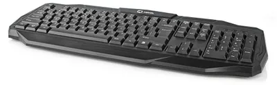 Produktbild von Nedis Wired Gaming Keyboard - USB 2.0 - Folientasten - LED - US international - US-Layout - Stromversorgung über USB - Netzkabellänge: 1.50 m - Gaming