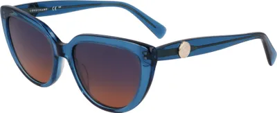 Produktbild von Longchamp LO766S Transparent blue 53/17/140 Damen Sonnenbrillen