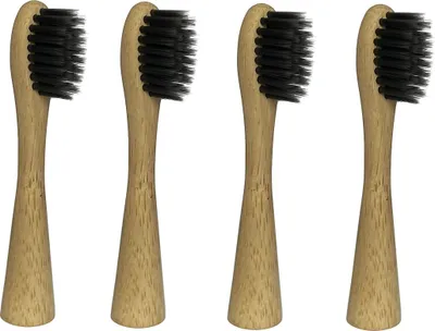Obrázek produktu pro BMK ECO3 Dětské kompatibilní bambusové hlavice s aktivním uhlím k zubním kartáčkům Philips Sonicare - 4 ks