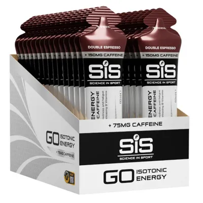 Obrázek produktu pro Science in Sport GO Izotonický energetický gel + kofein Double Espresso 30 x 60 ml